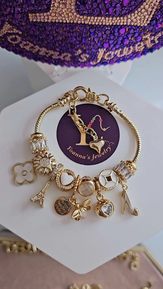 White Dream Charm Bracelet