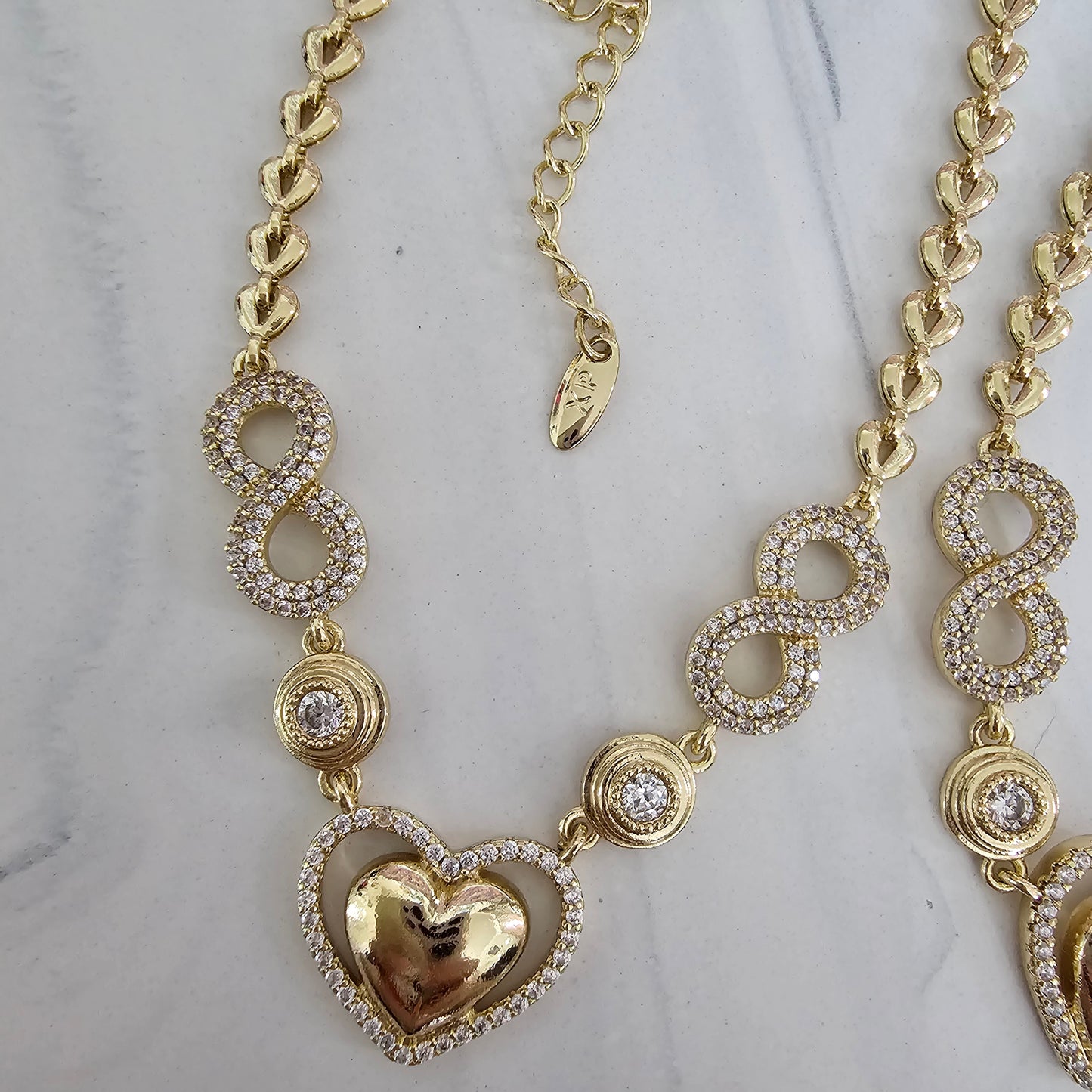 Infinity heart set
