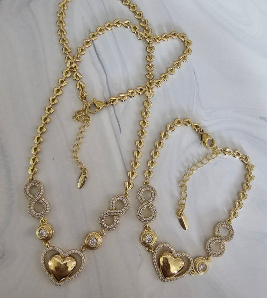 Infinity heart set