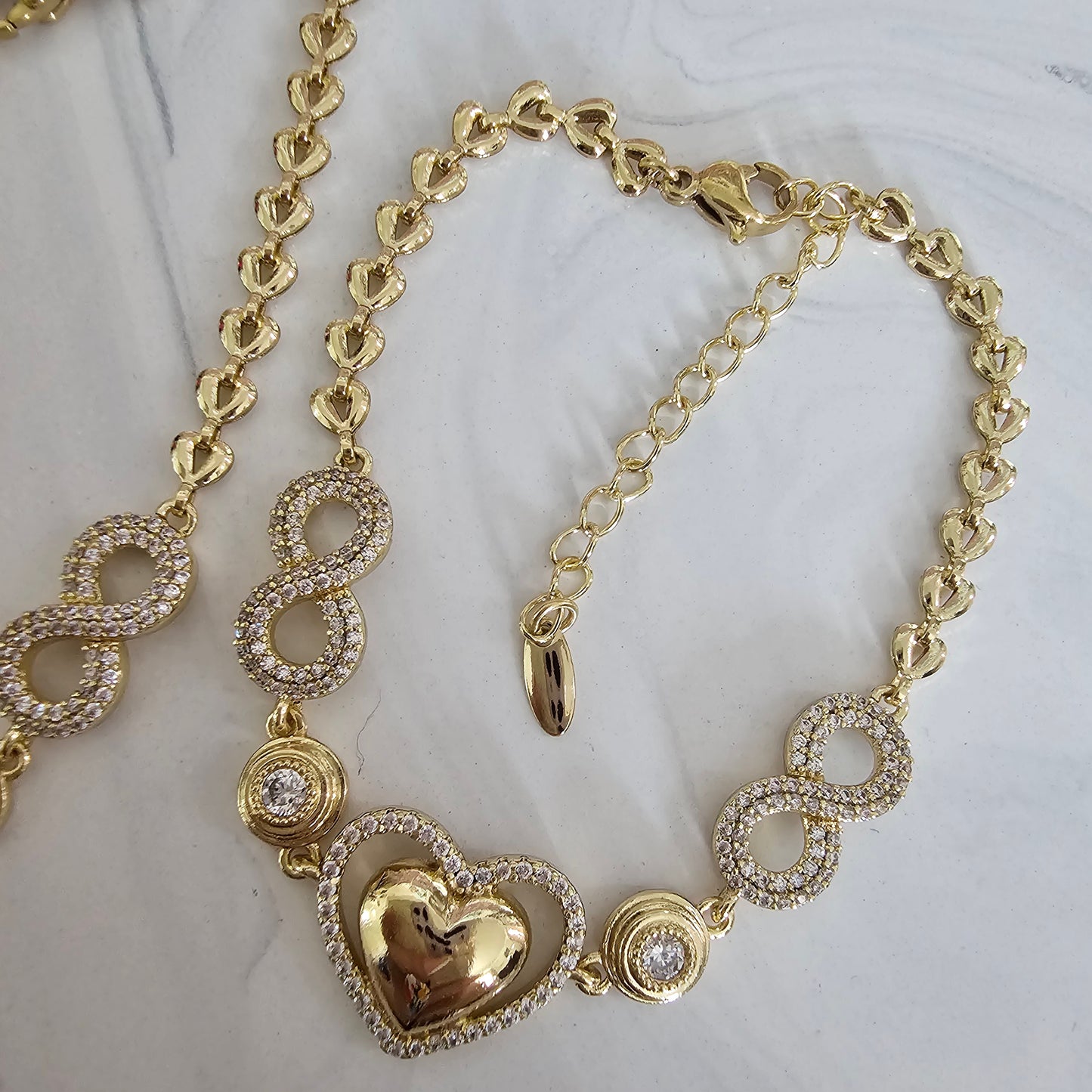 Infinity heart set