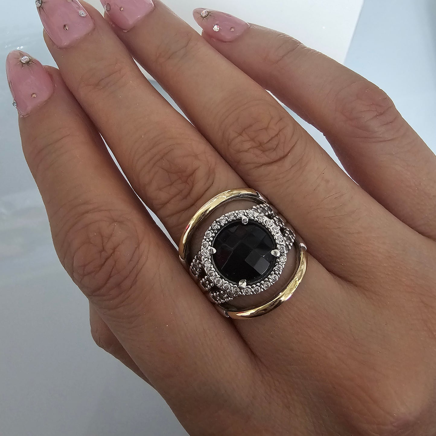 Black Stone Ring